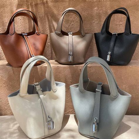 hermes picotin popular color|hermes picotin 18 with strap.